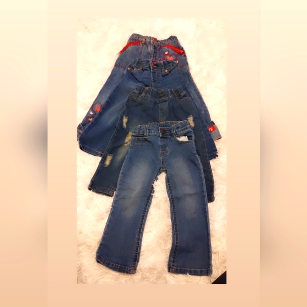 Toddler girl denim jeans bundle